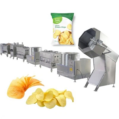 Líne Táirgeadh Sliseanna Prátaí Leath-uathoibríoch